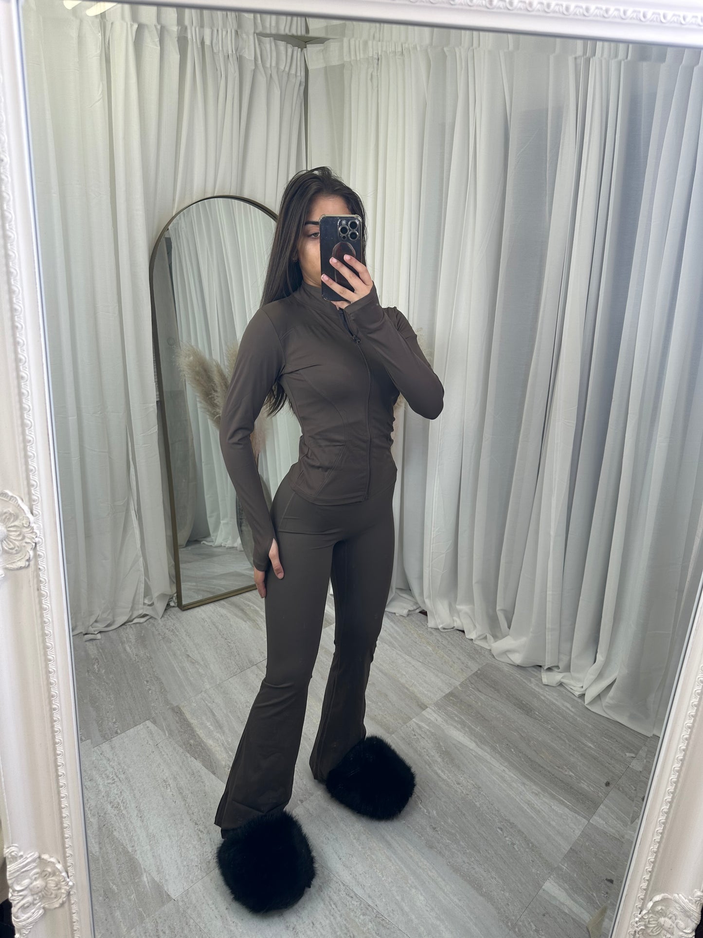 Active wear long sleeve jacket