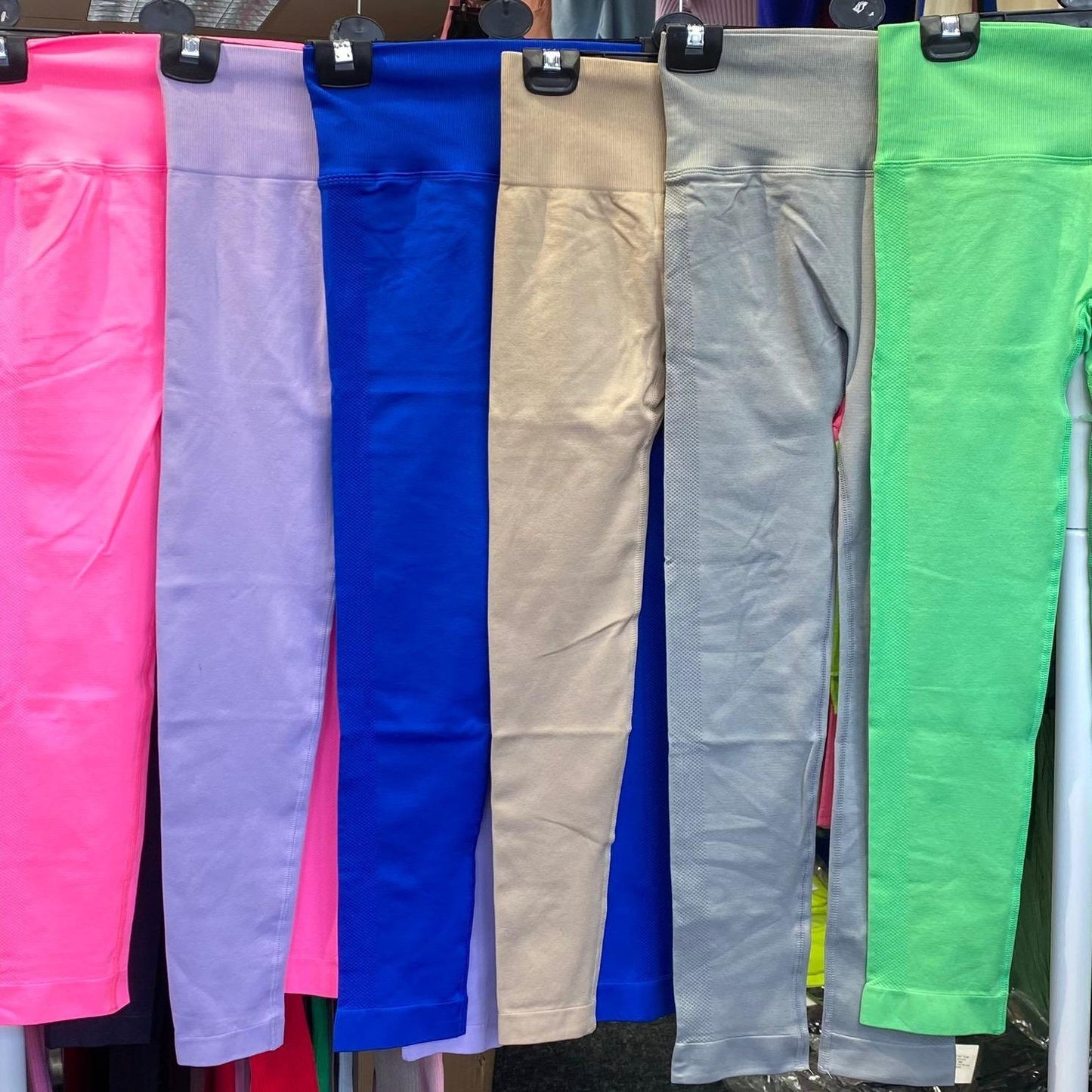 Amy scrunch bum ribbed high waist leggings gym active wear bottoms