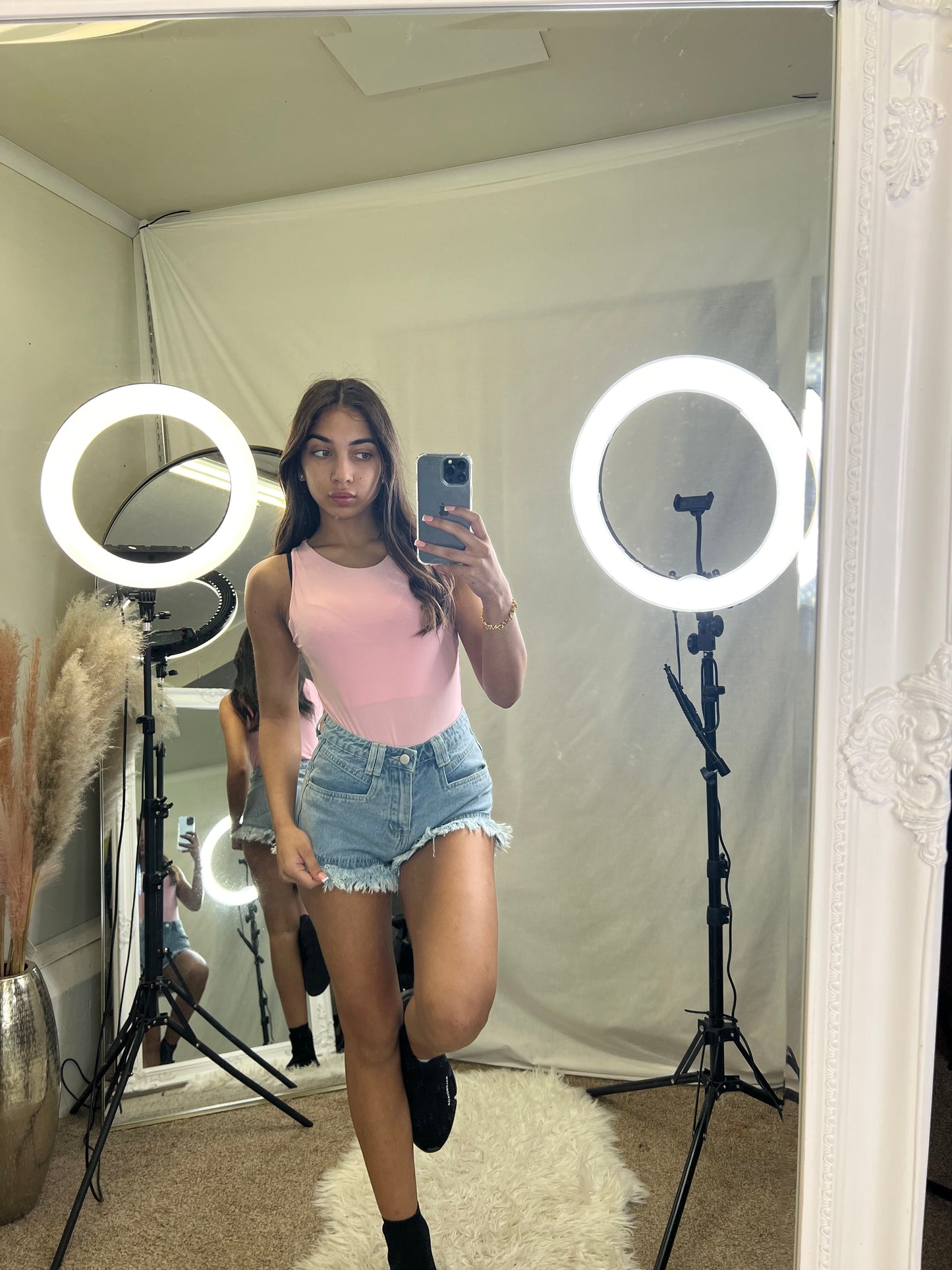 Double lined slinky bodysuit