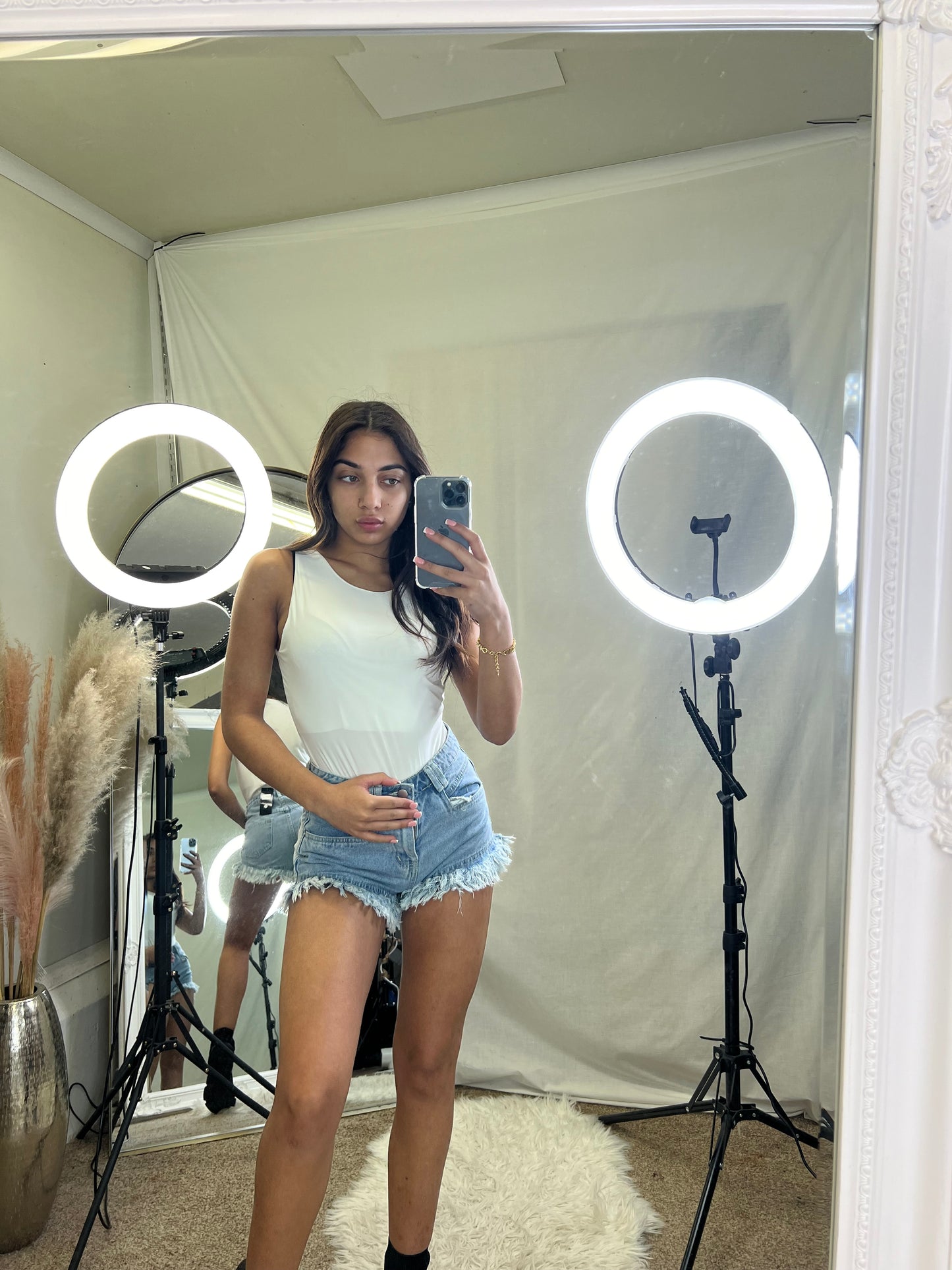 Double lined slinky bodysuit