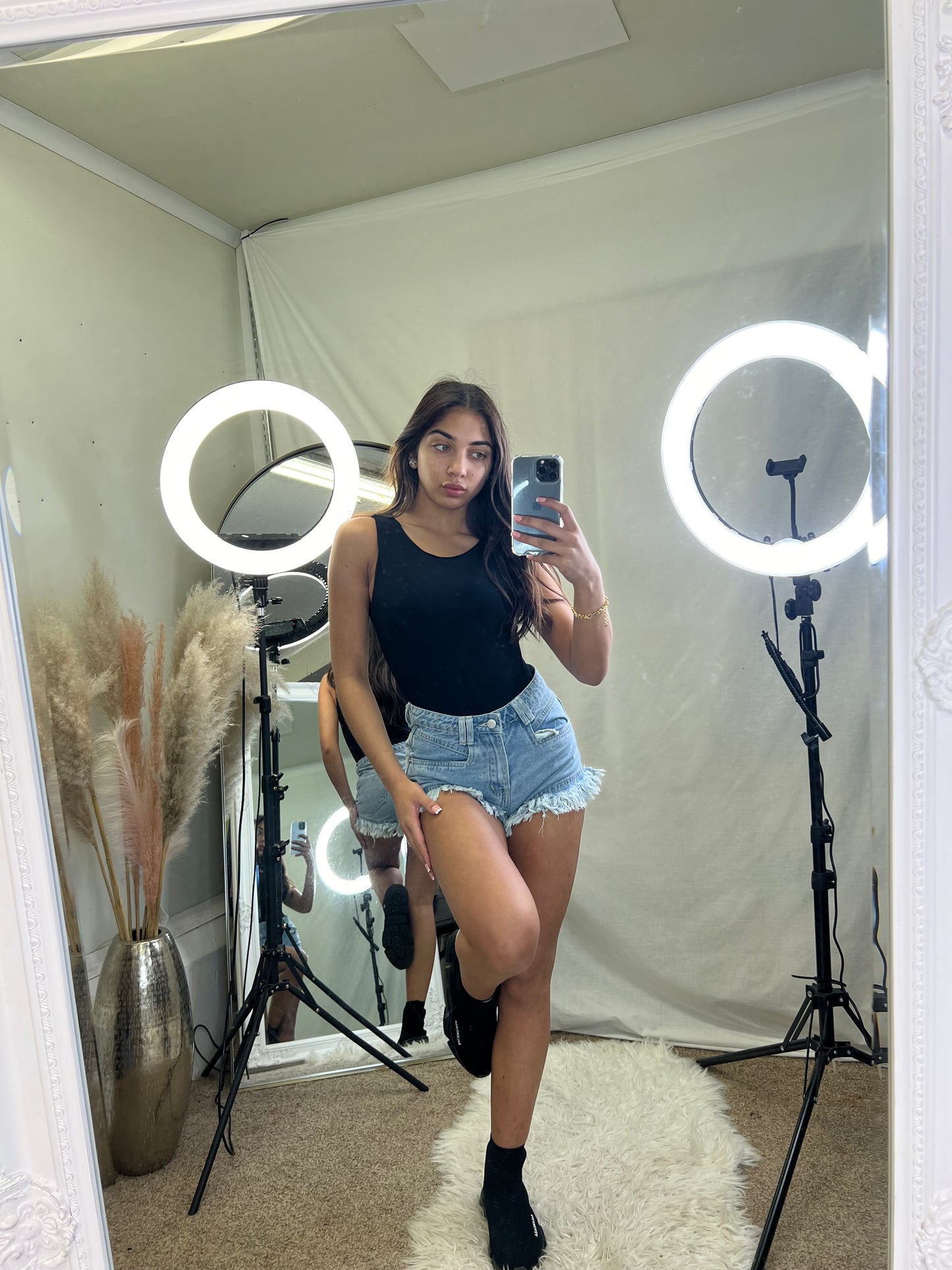 Double lined slinky bodysuit
