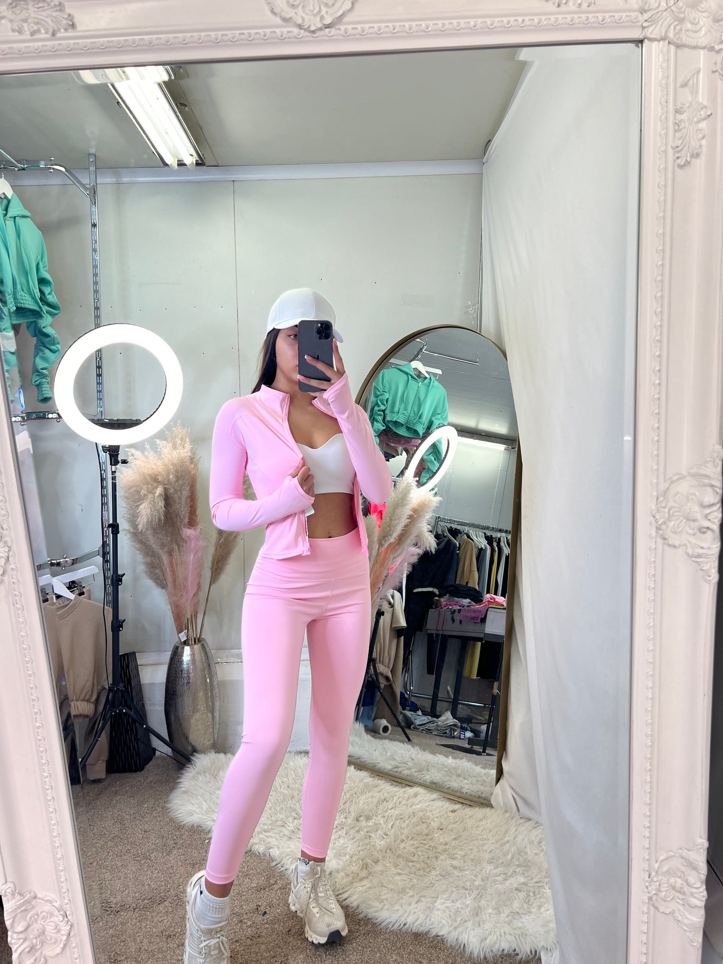 Sculpt gym jacket and leggings set