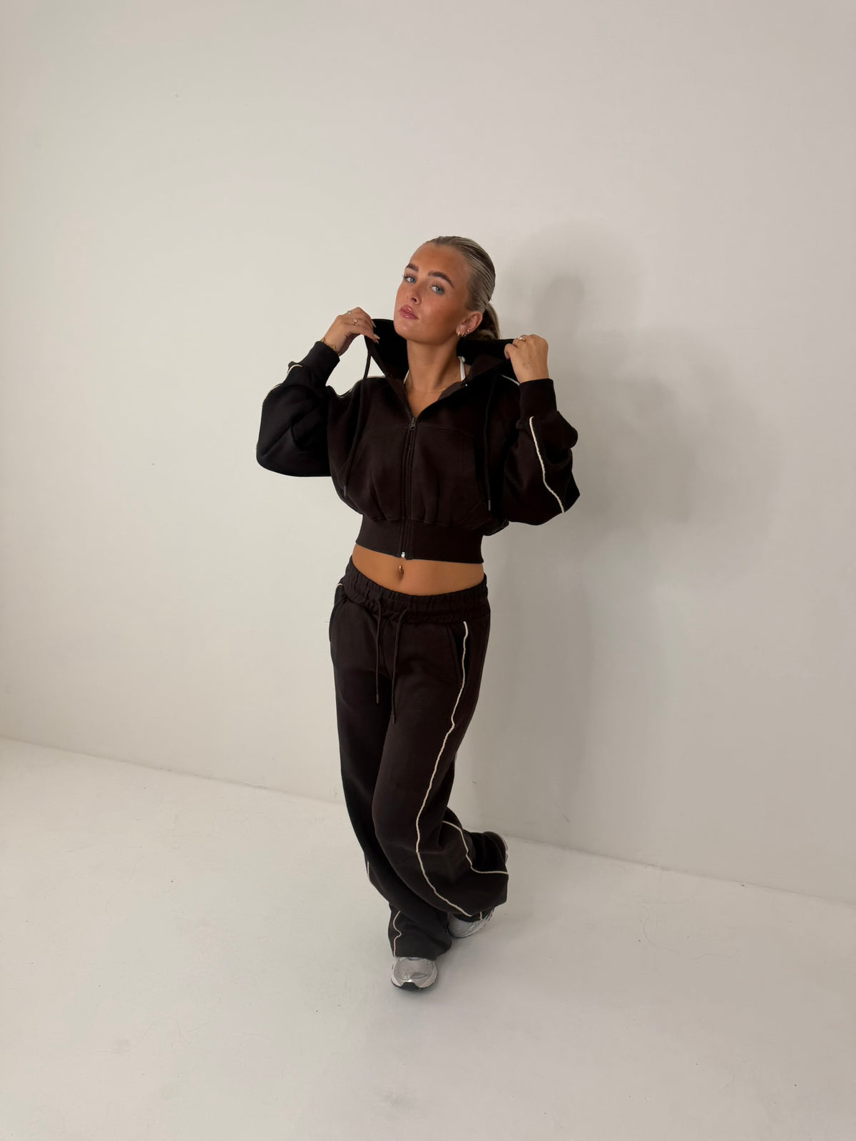Ava Wide Leg Hooded Tracksuit
