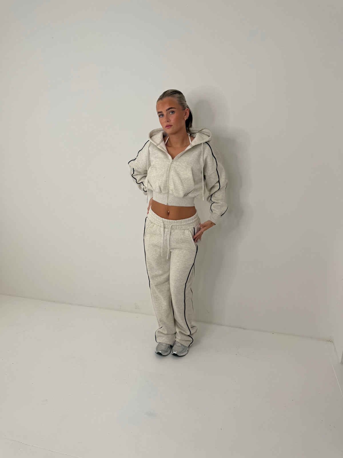 Ava Wide Leg Hooded Tracksuit