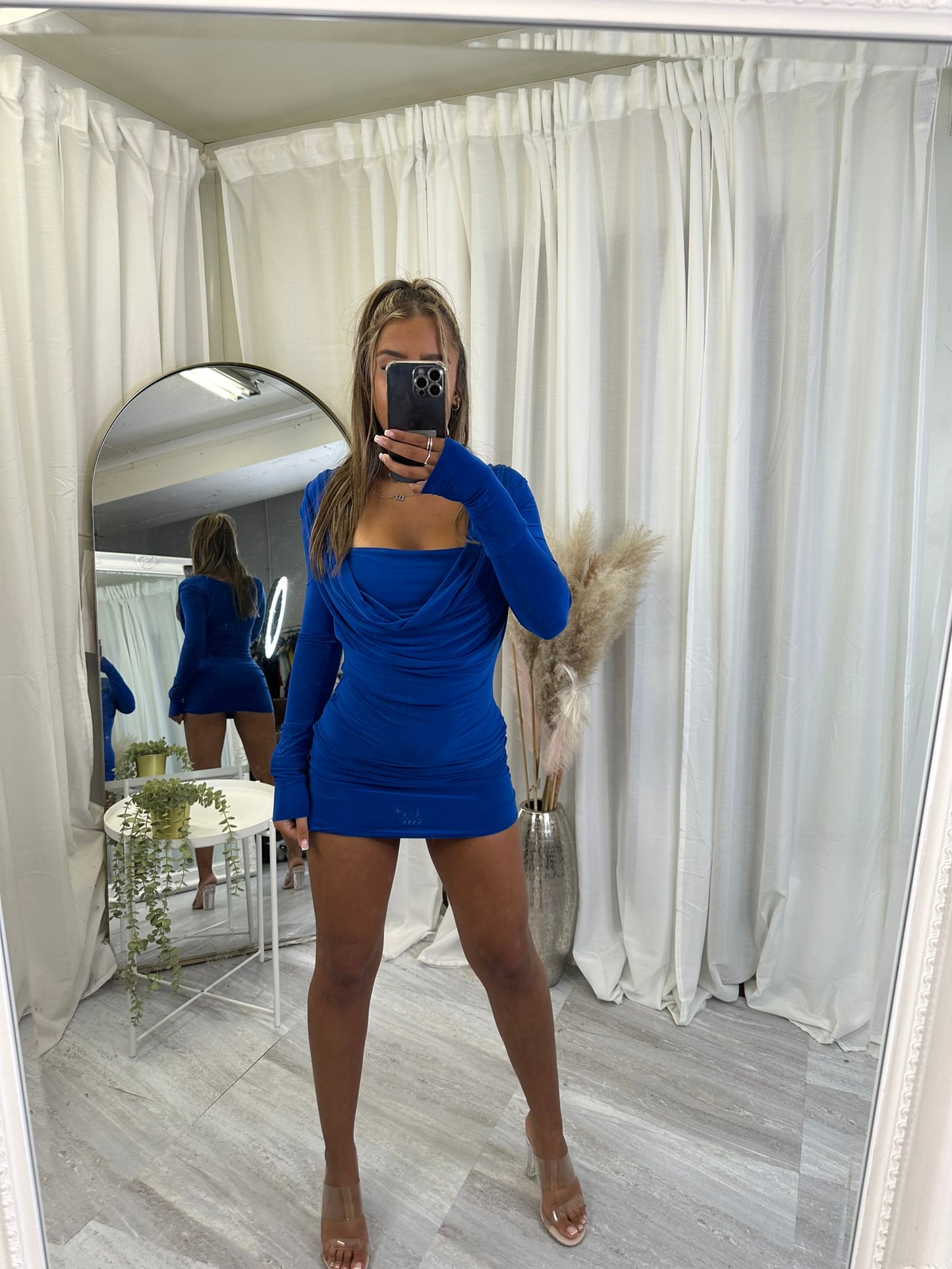 Emelia cowl mini dress 2050/3007