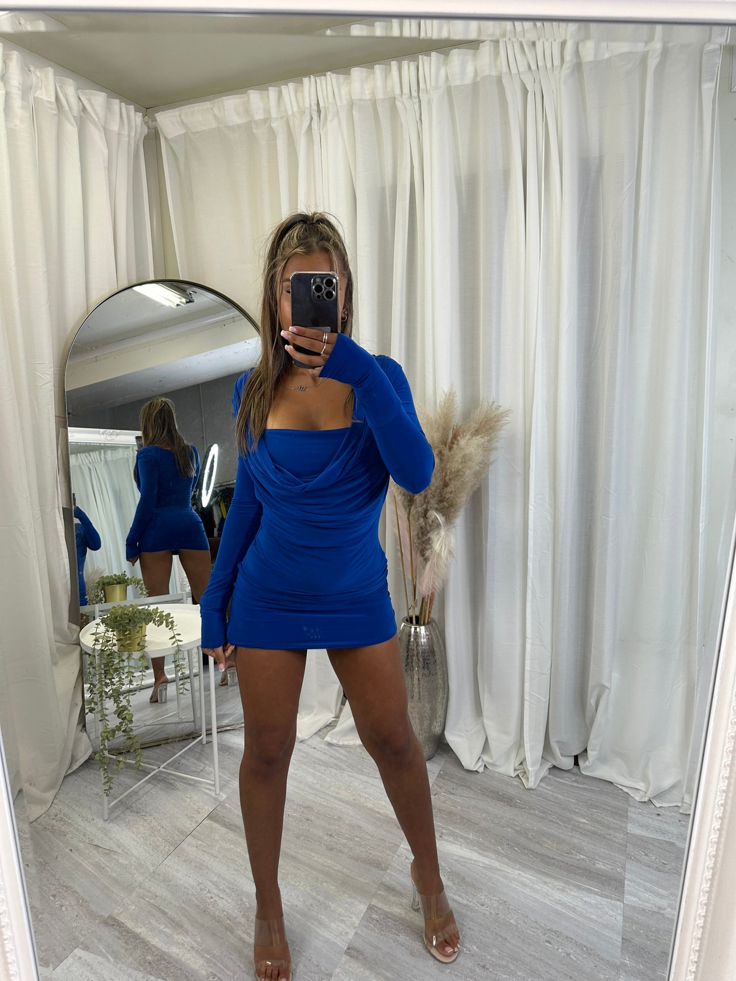Emelia cowl mini dress 2050/3007