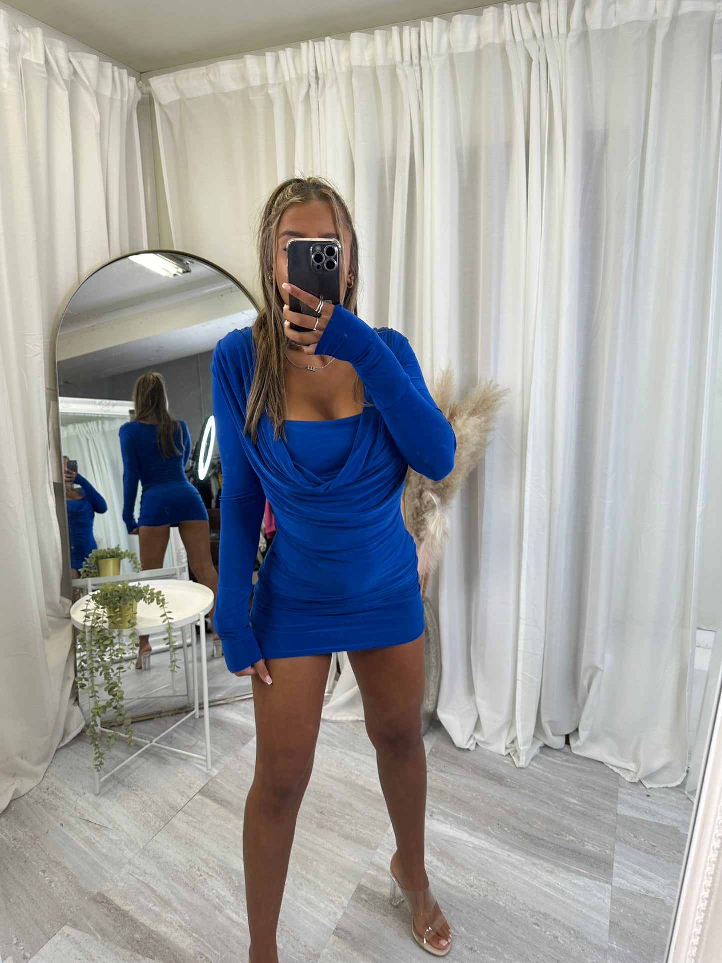 Emelia cowl mini dress 2050/3007