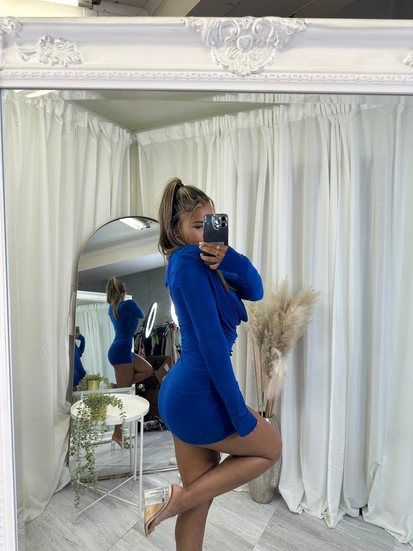 Emelia cowl mini dress 2050/3007