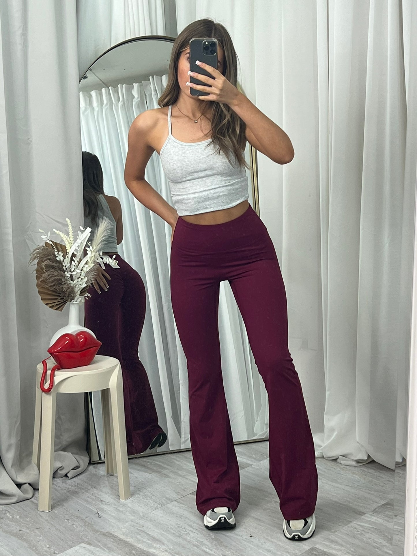 Scrunch bum gym flares 3099
