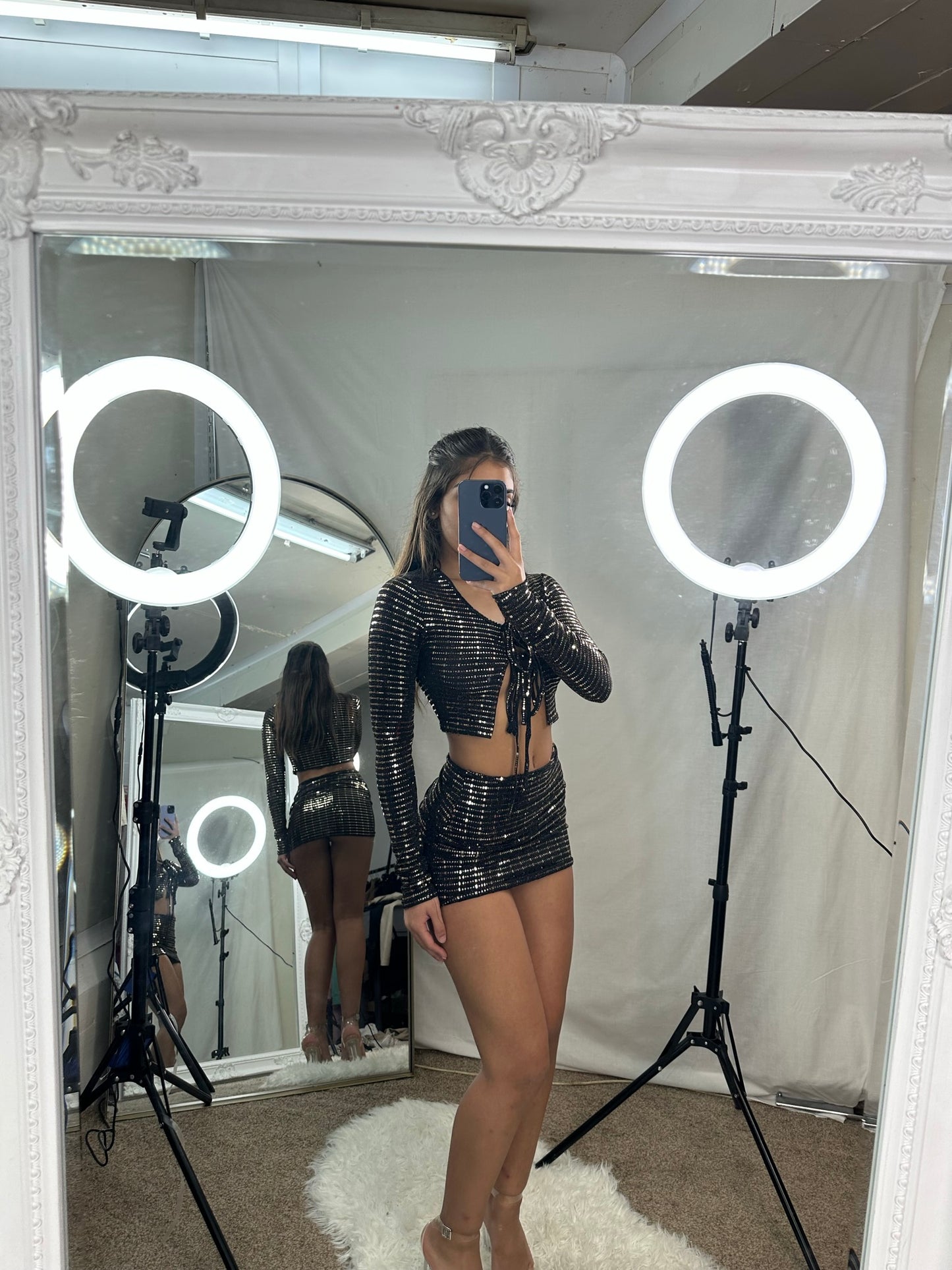 Branson 2 piece skirt and top set