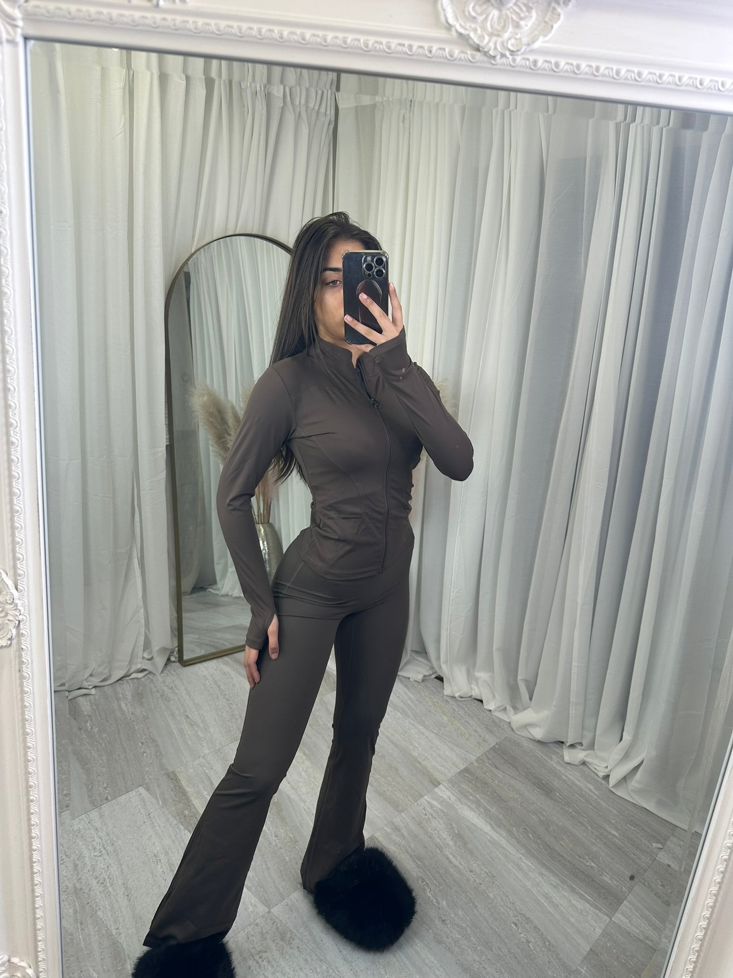 Active wear long sleeve jacket