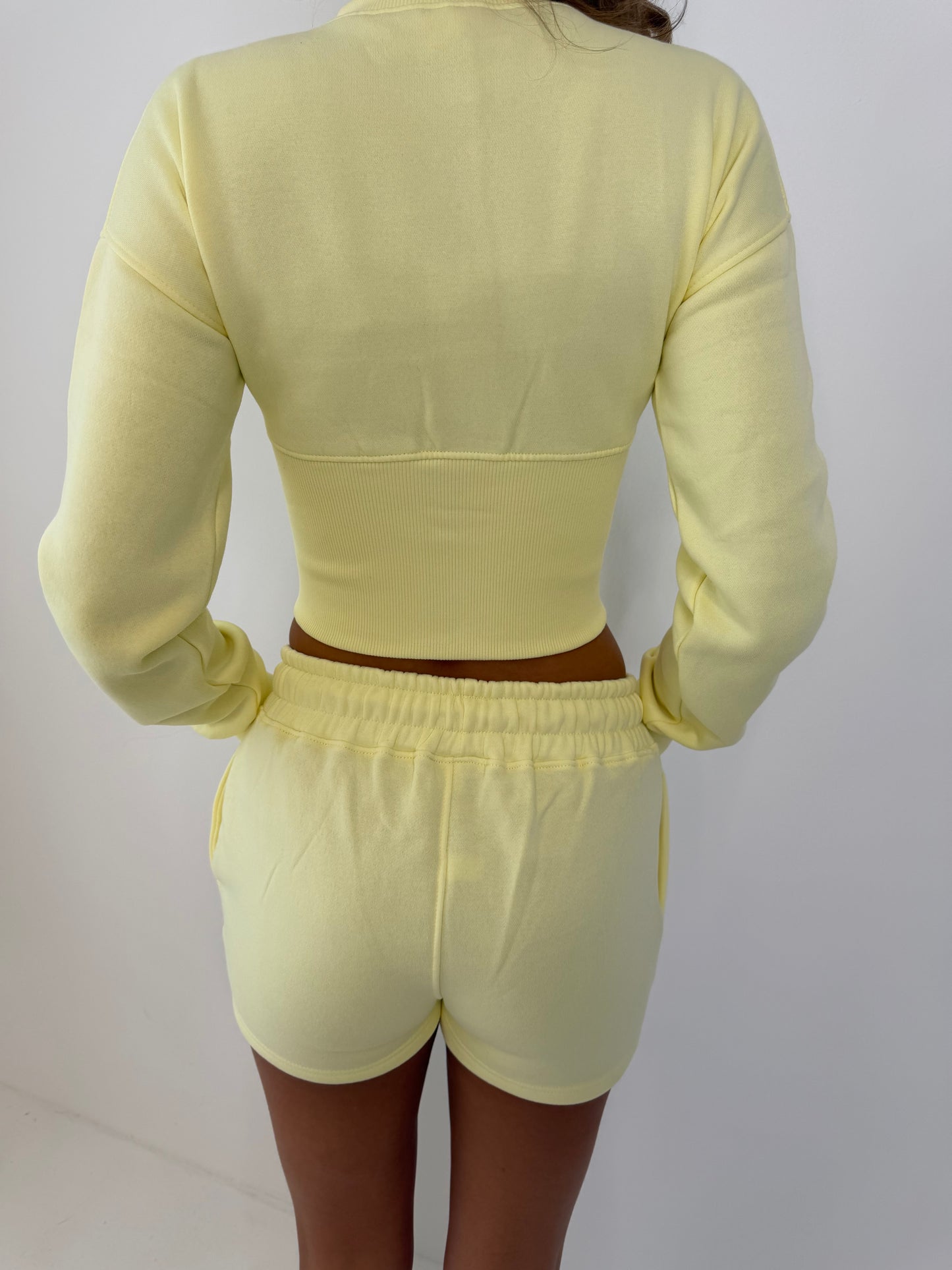 Sammie button compression shorts set