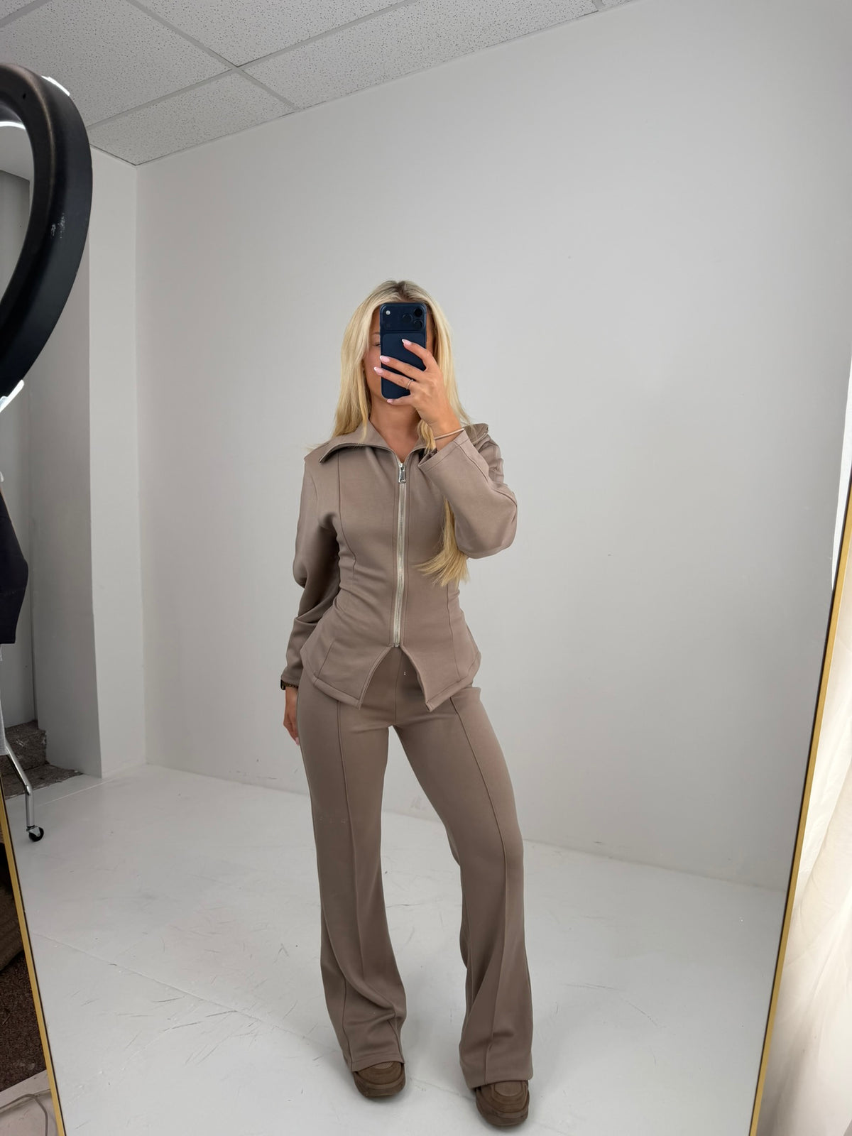 Isabelle Tie Back Zip Up Trouser Set