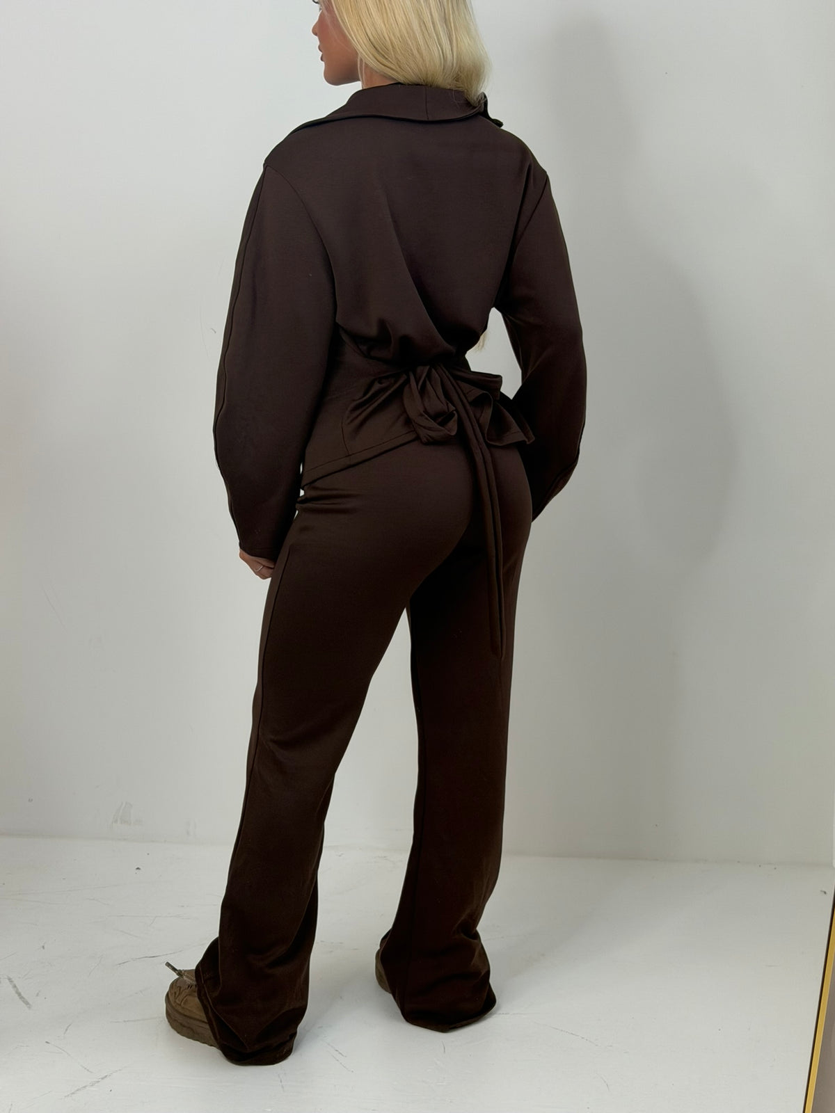 Isabelle Tie Back Zip Up Trouser Set