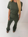 Romie Cinched Waist Wide Leg Trouser Set Co ord