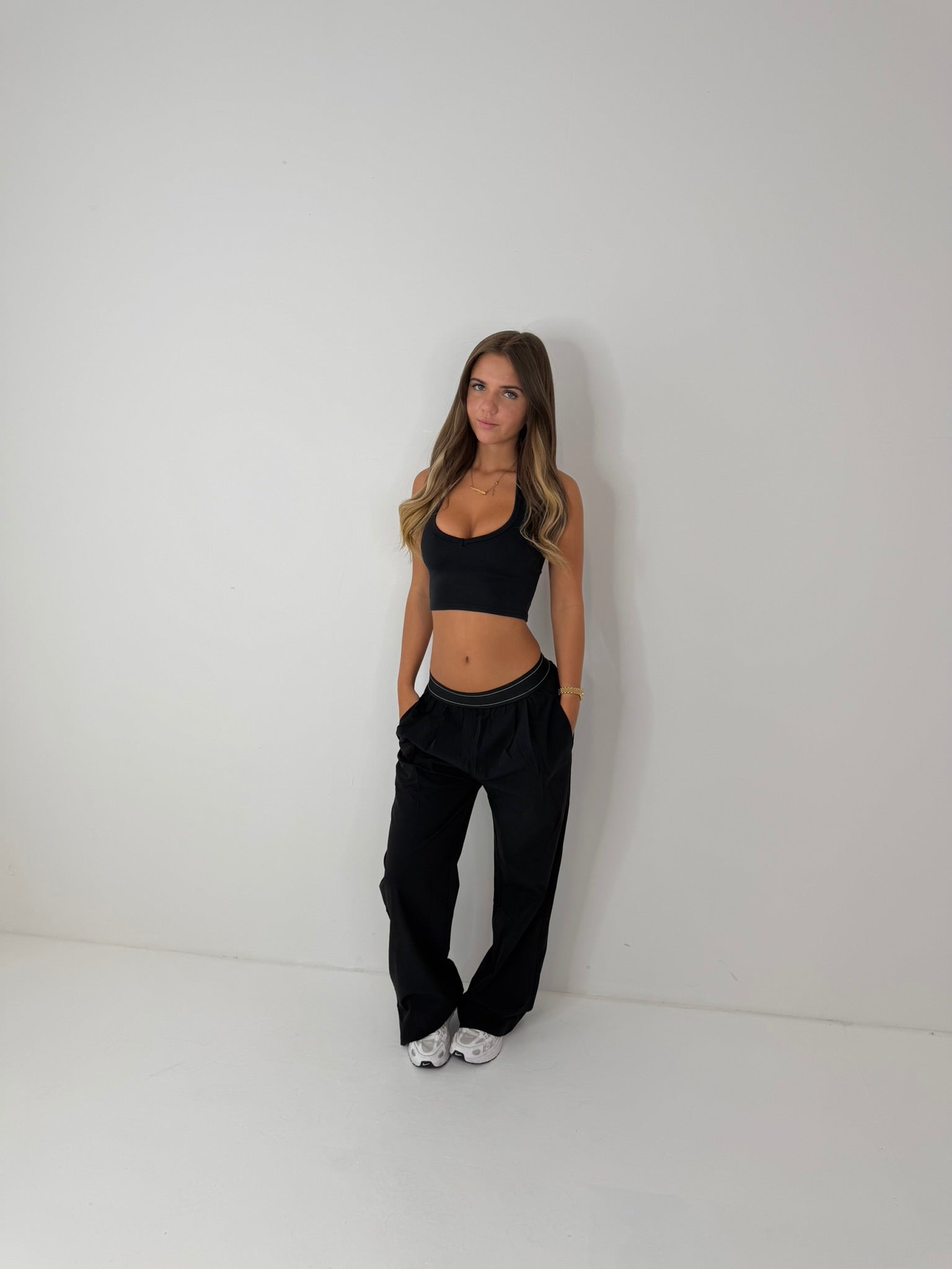 Lola Waistband Wide leg pants