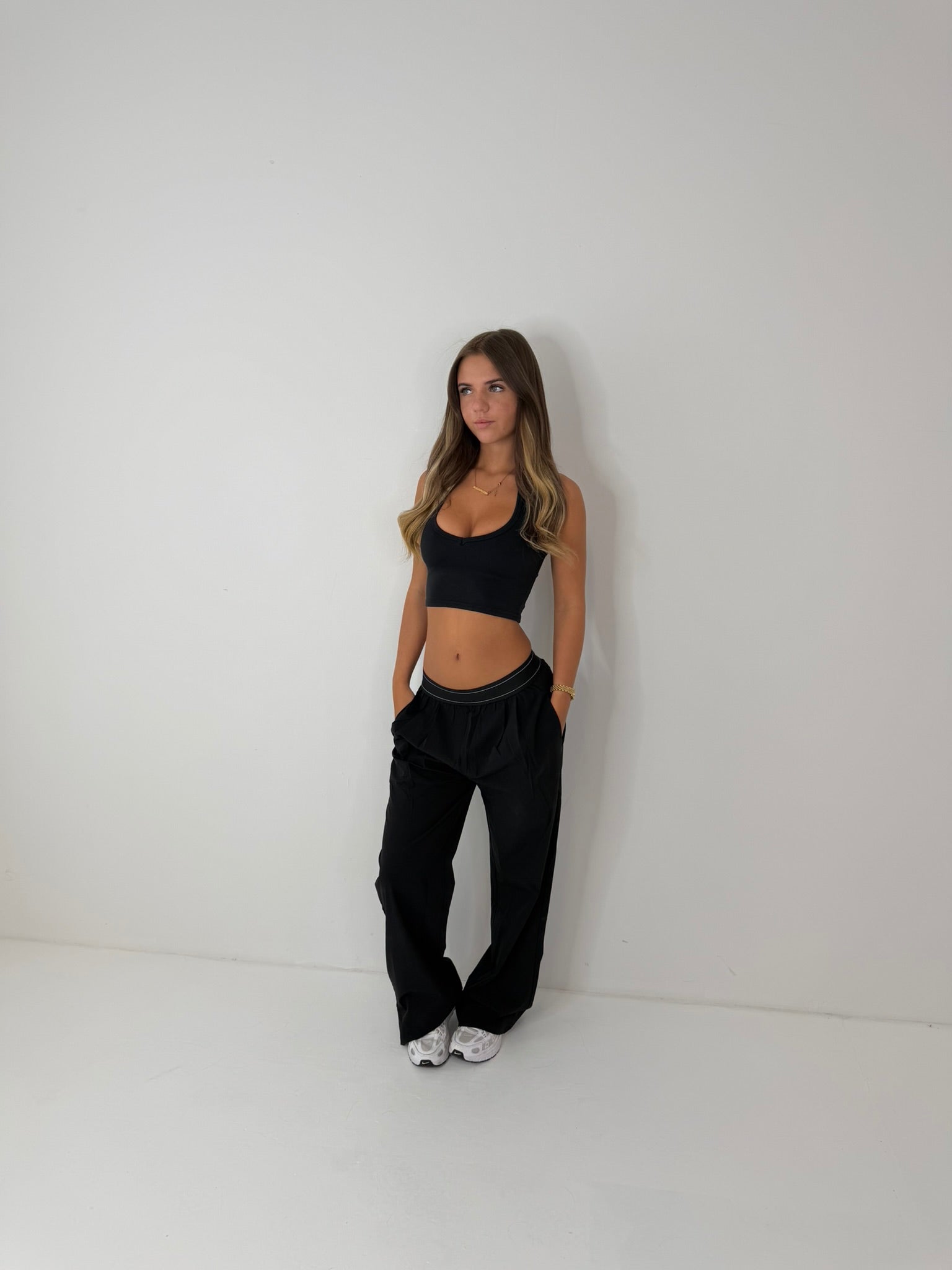 Lola Waistband Wide leg pants