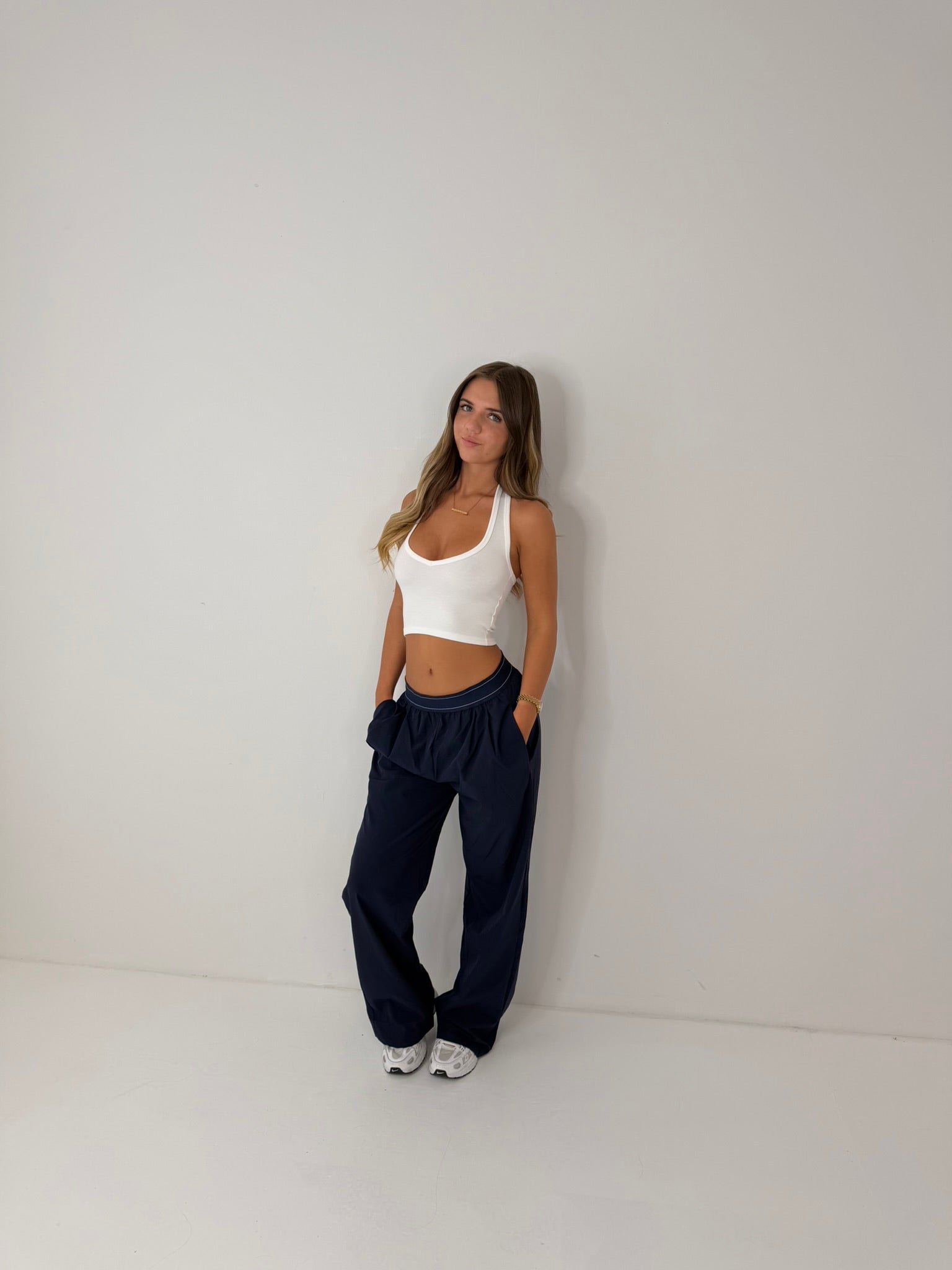 Lola Waistband Wide leg pants
