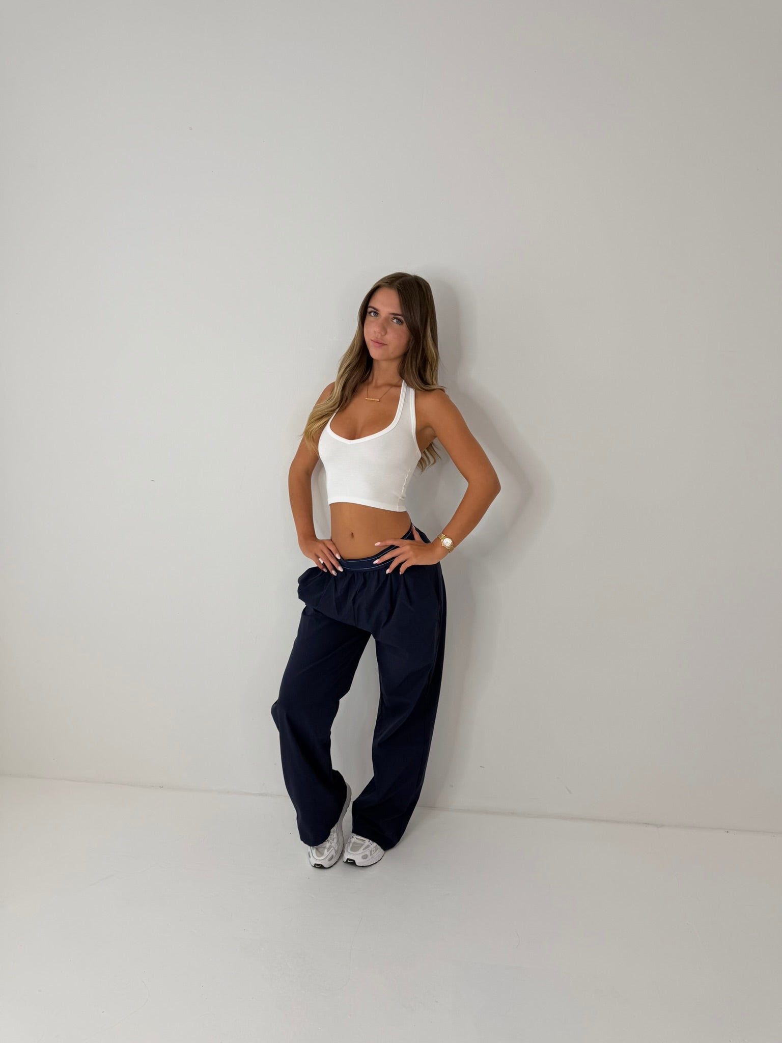 Lola Waistband Wide leg pants