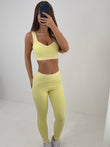 Active wear 2 piece gym lounge wear set