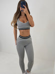 Active wear 2 piece gym lounge wear set