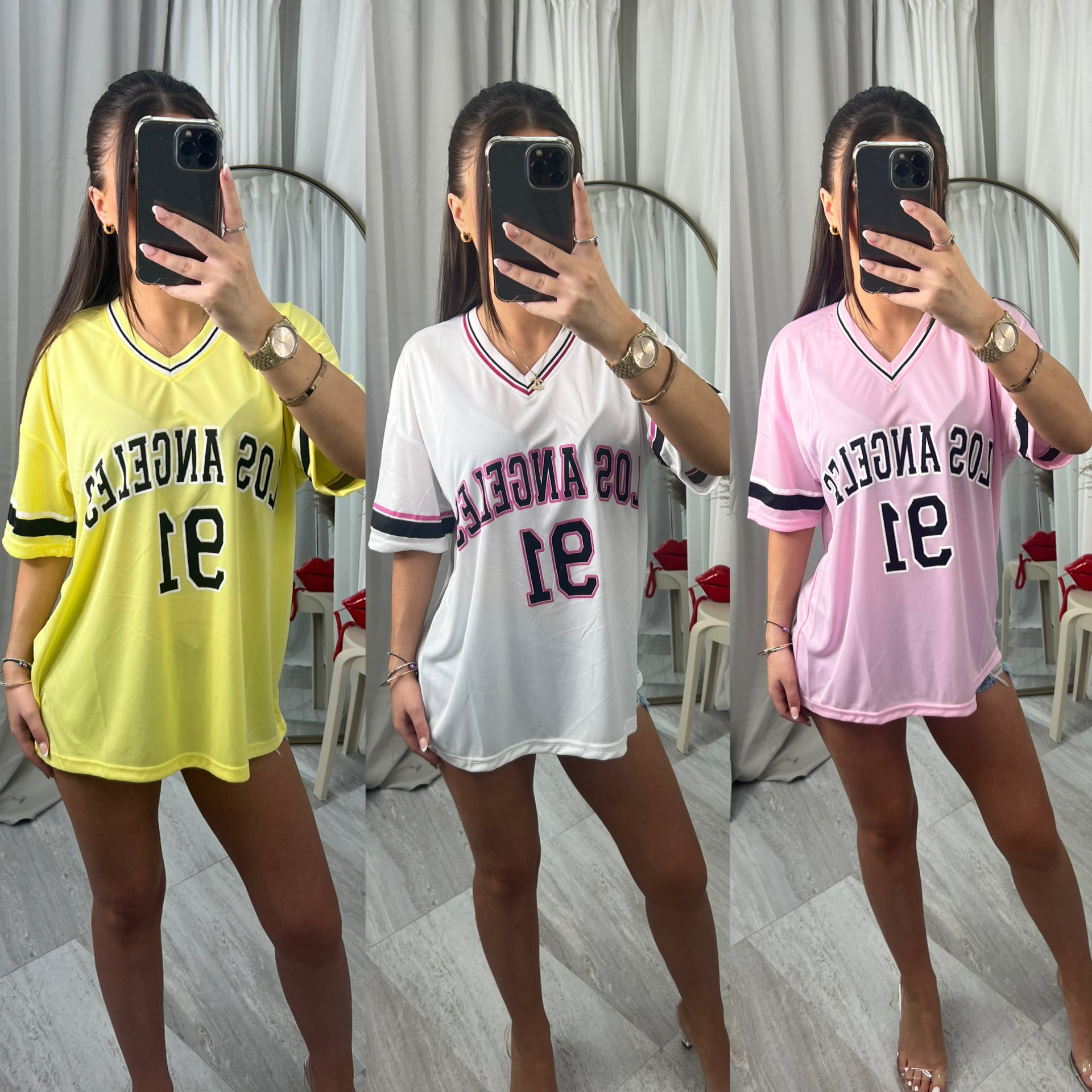 Los Angeles 91 short sleeved Jersey T-Shirt