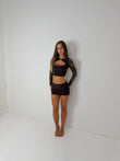 Lace Sleeve Cut-Out Bodycon Mini Dress womans party night out dress