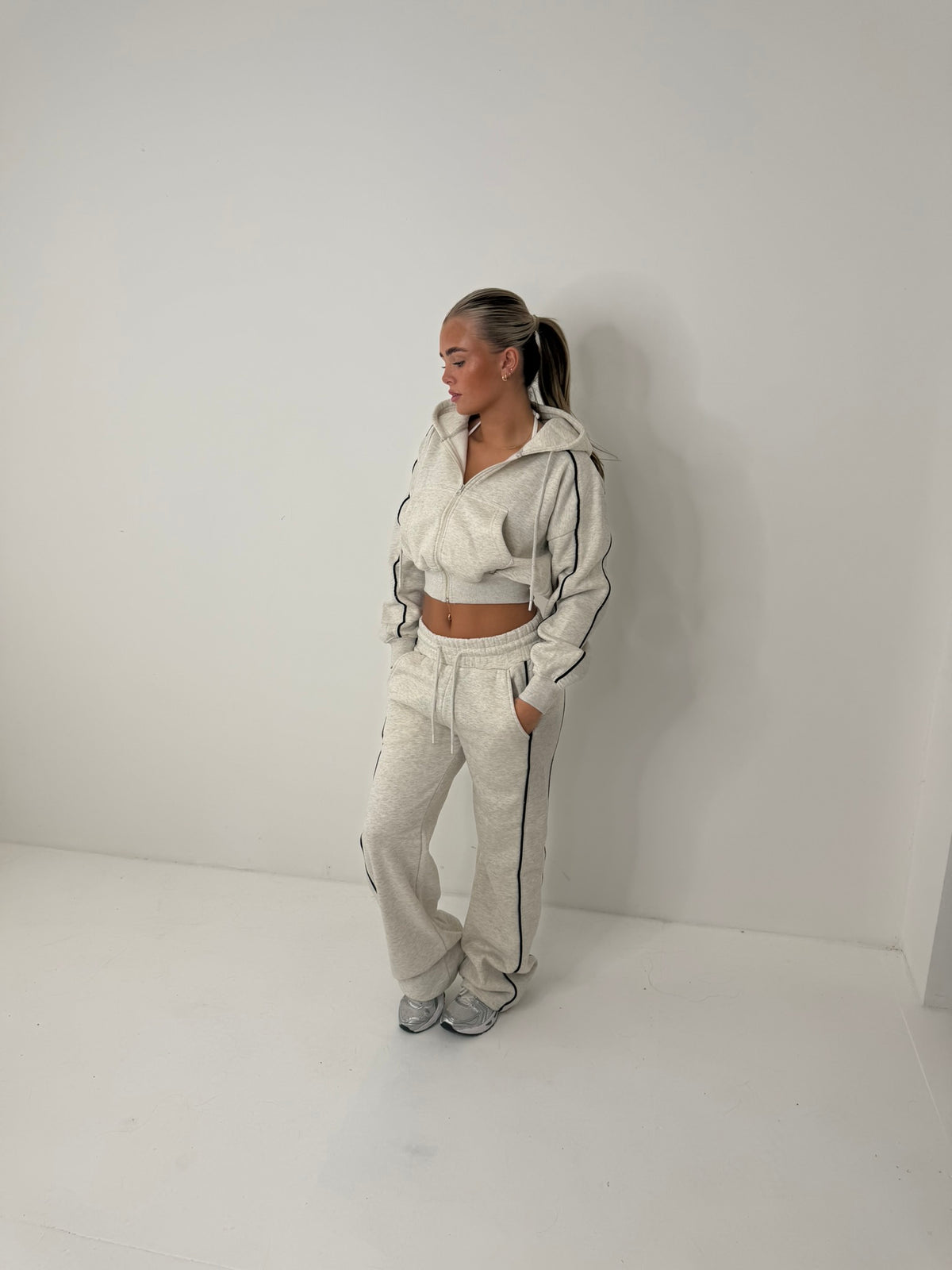 Ava Wide Leg Hooded Tracksuit