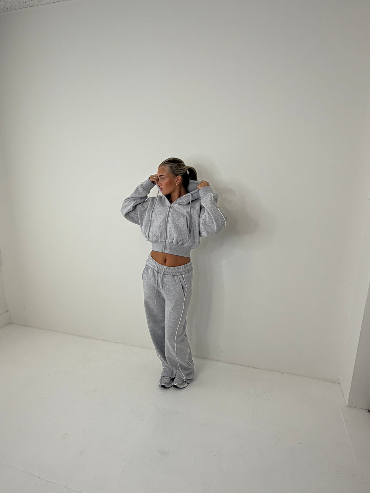 Ava Wide Leg Hooded Tracksuit