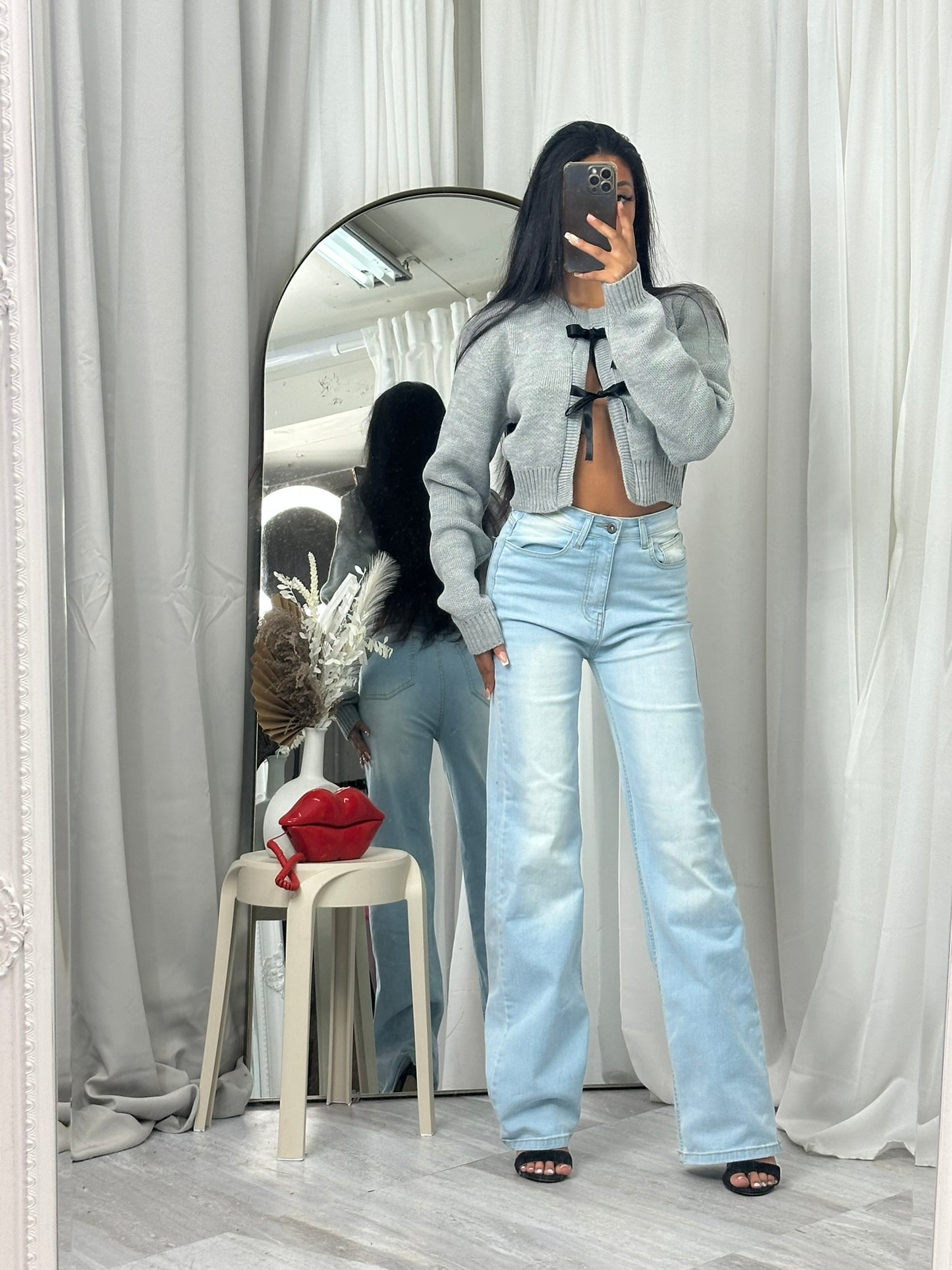 Alice long sleeved bow cardigan