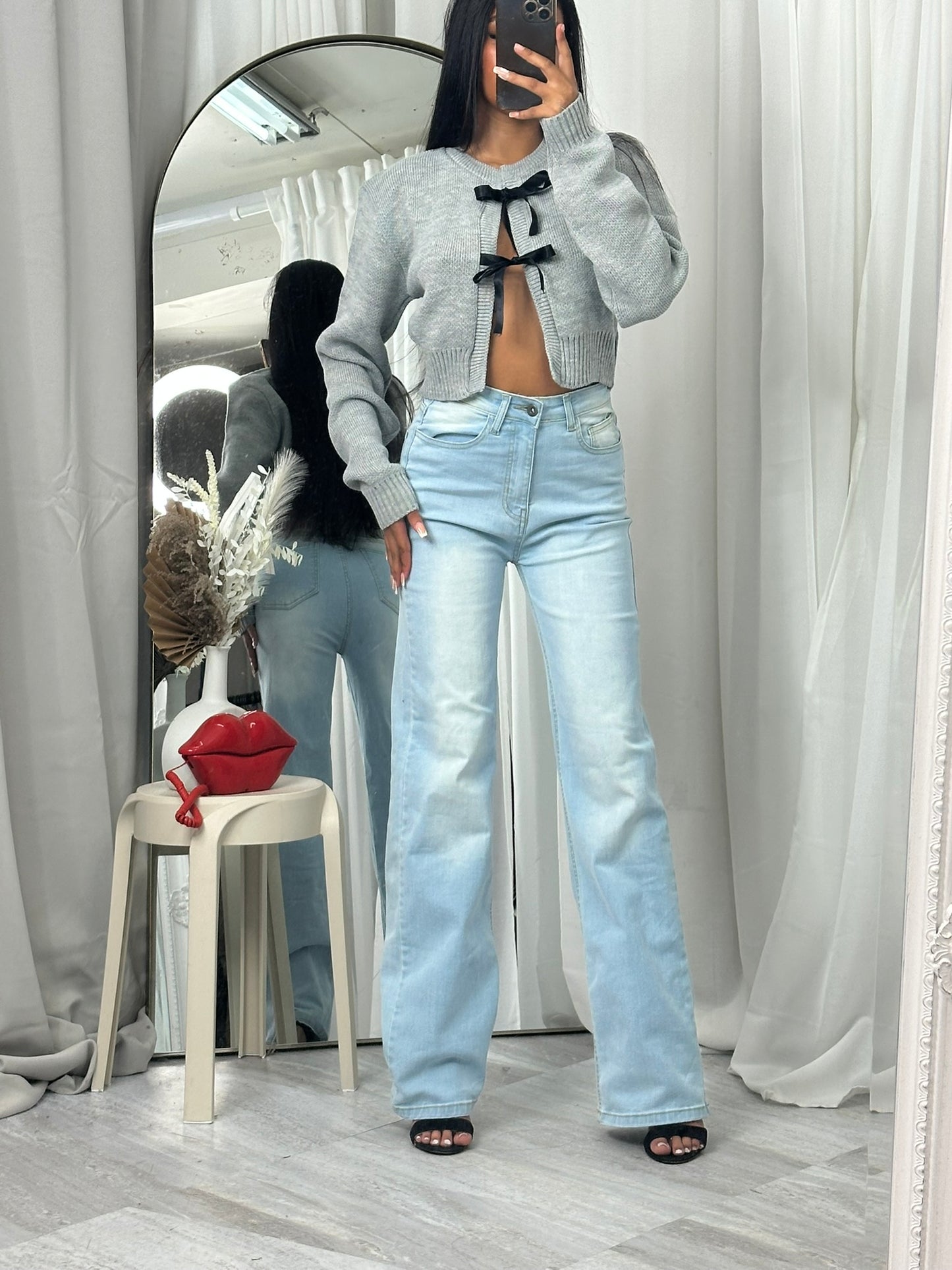 Alice long sleeved bow cardigan