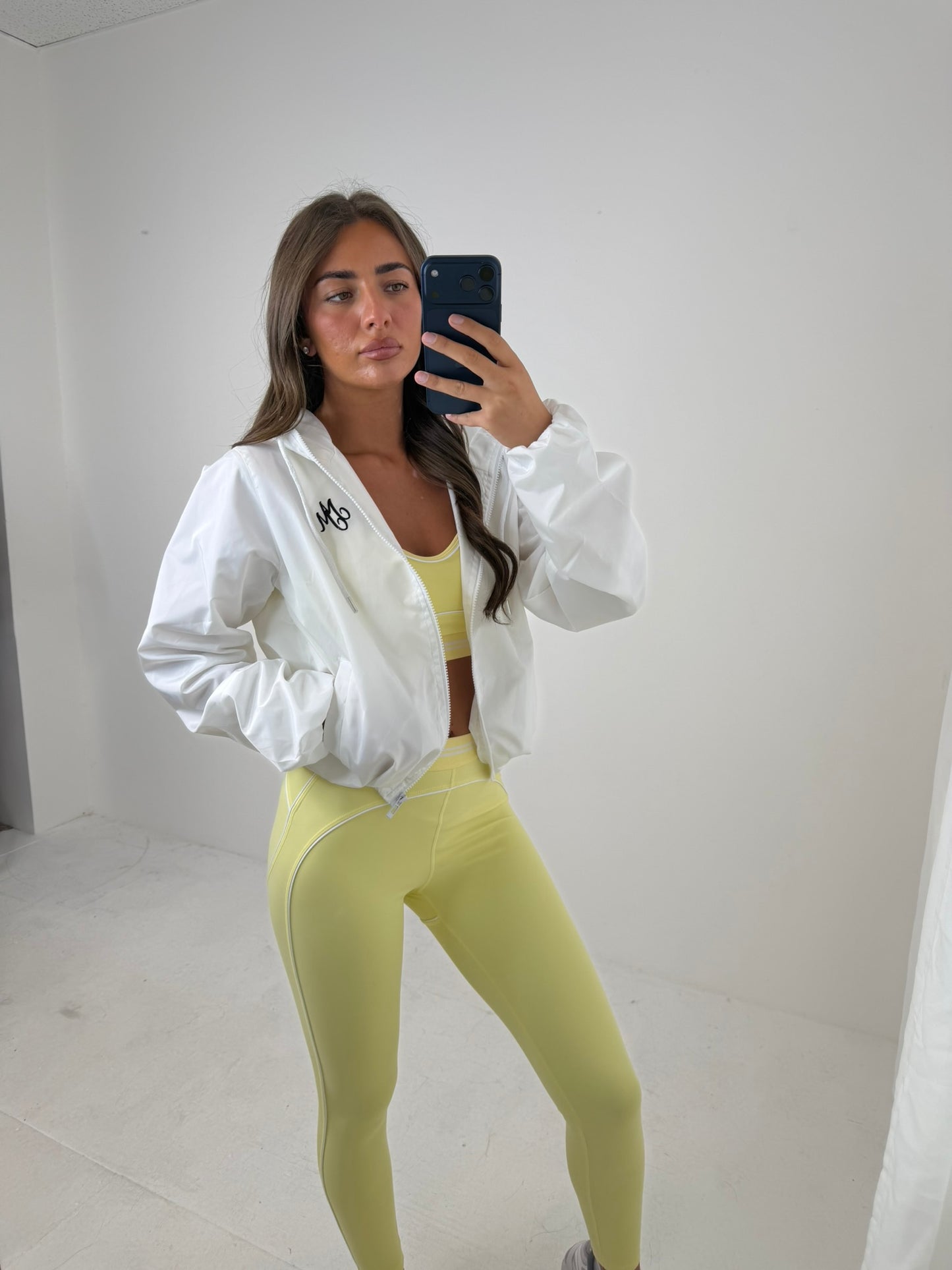 Wind Breaker casual hooded zipped long sleeved jacket
