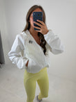 Wind Breaker casual hooded zipped long sleeved jacket