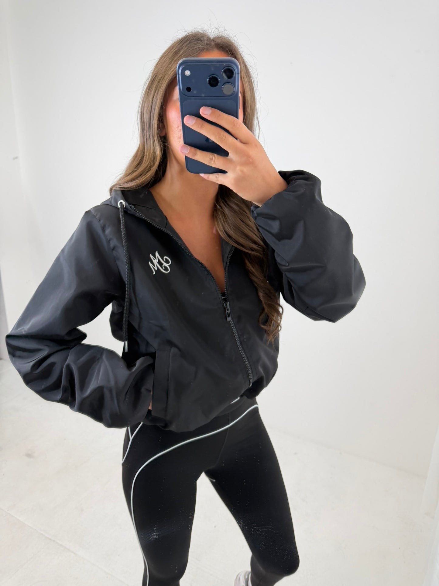 Wind Breaker casual hooded zipped long sleeved jacket
