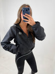 Wind Breaker casual hooded zipped long sleeved jacket