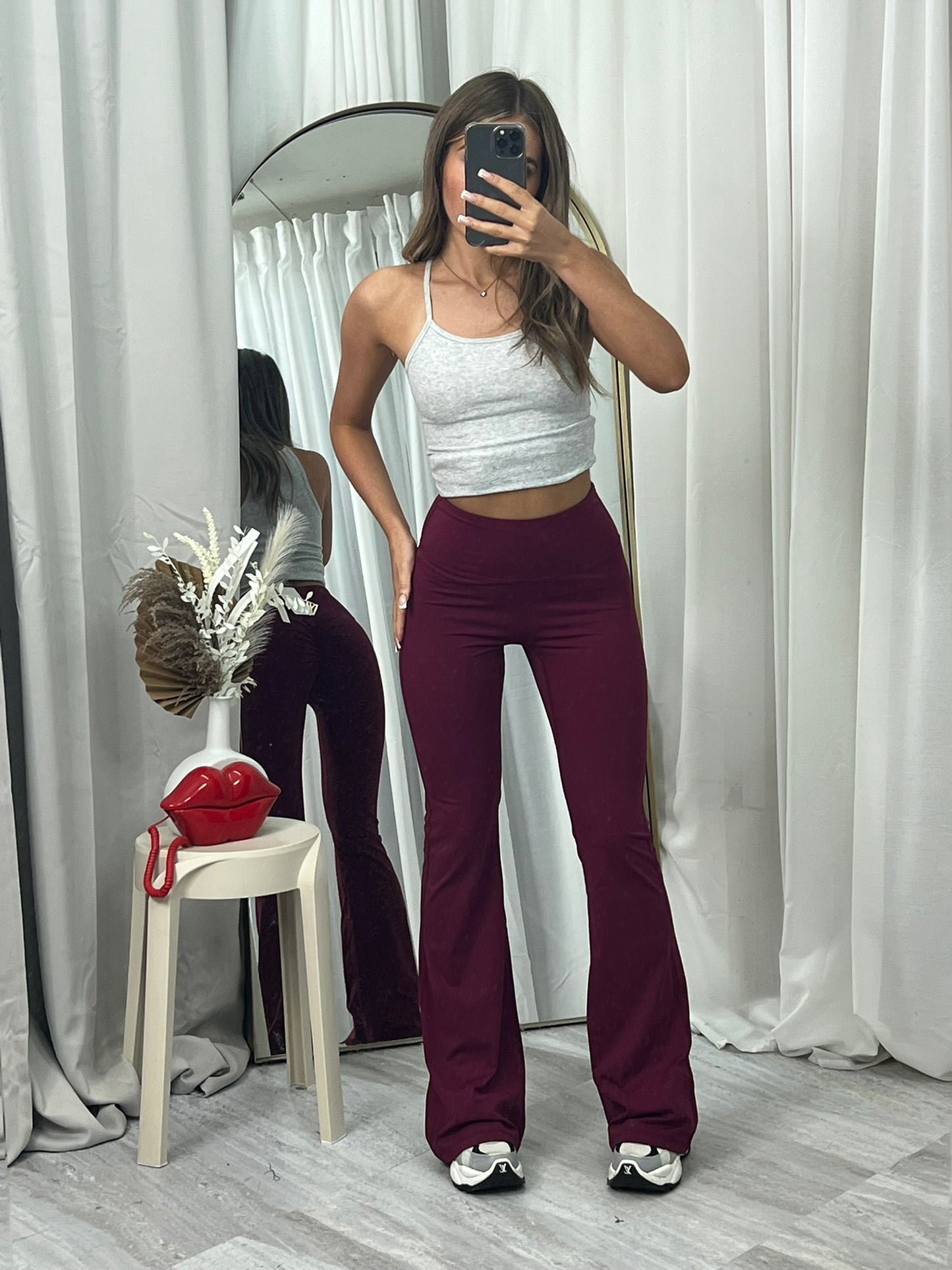 Scrunch bum gym flares 3099