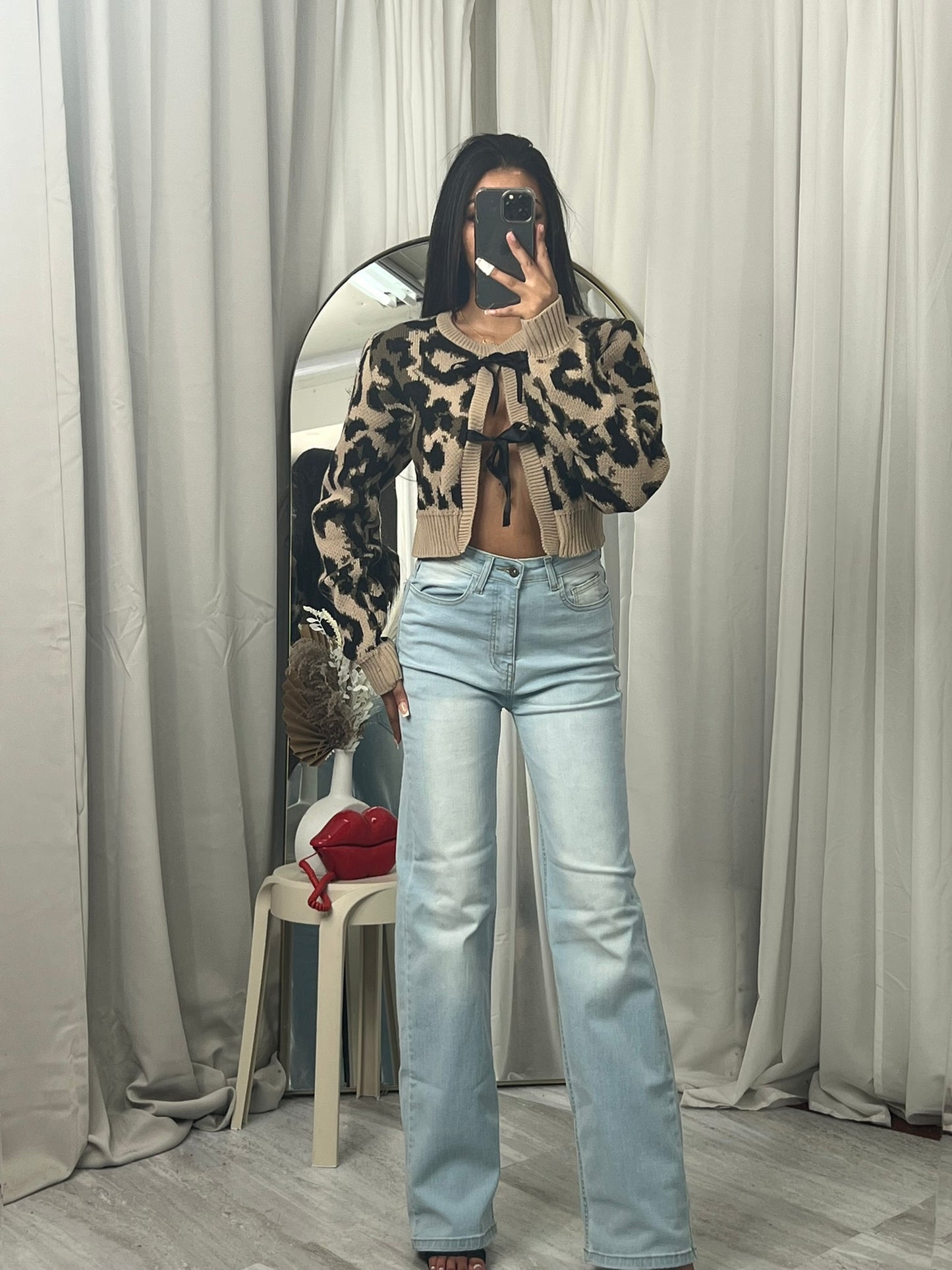 Alice long sleeved bow cardigan