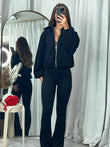Emily collared bomber jacket