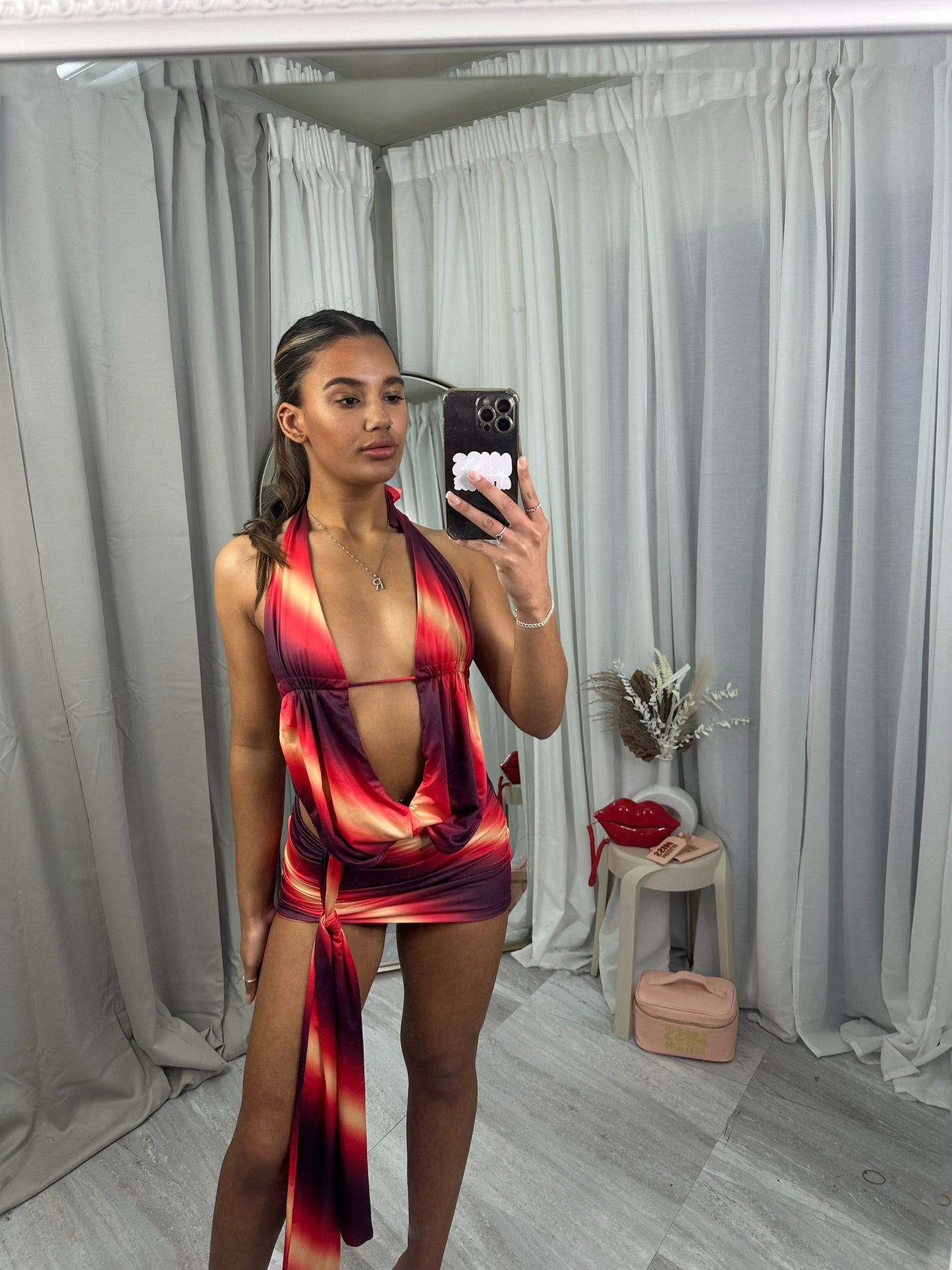 Halter Neck 3 piece  festival and holiday set.