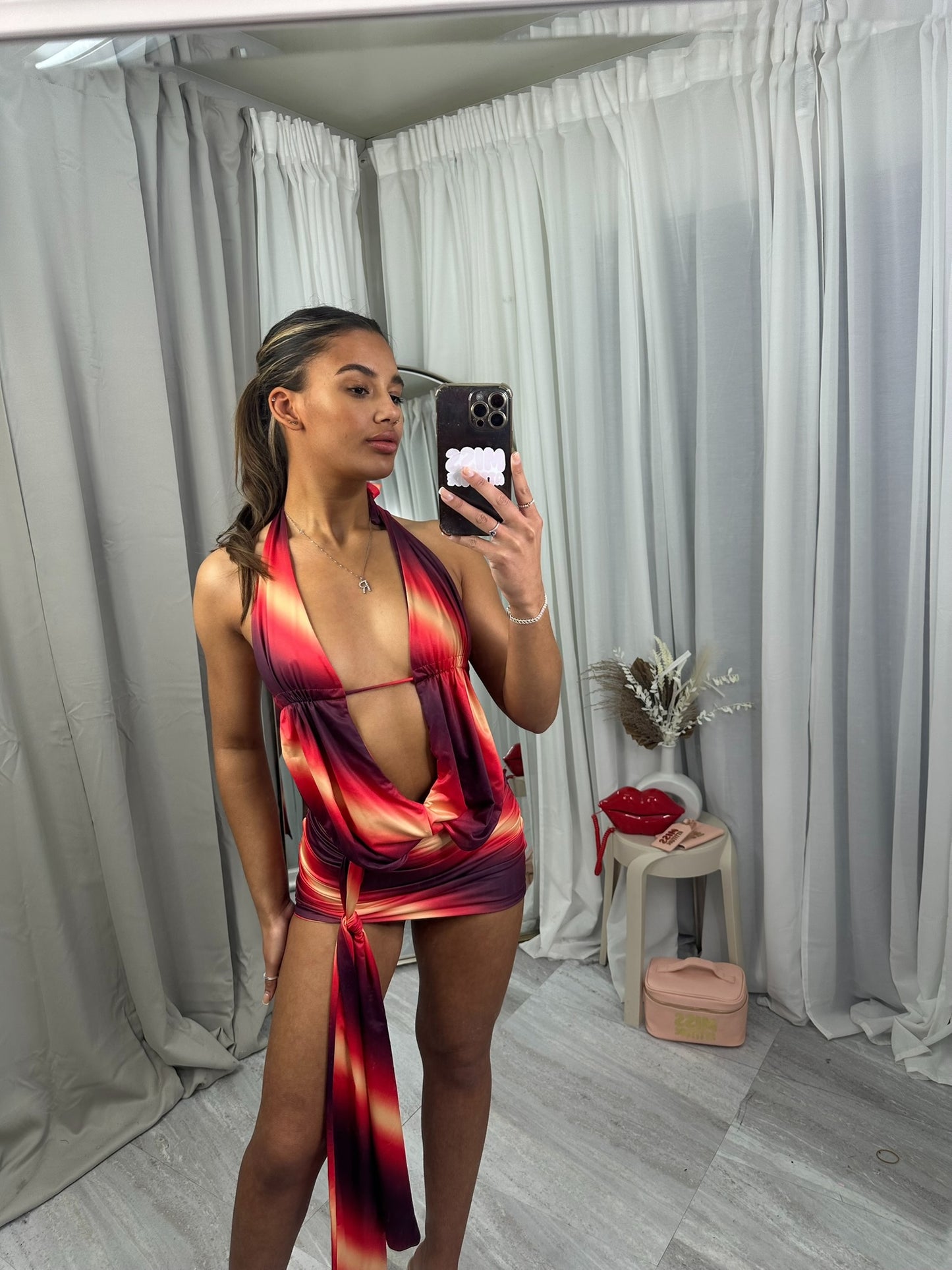 Halter Neck 3 piece  festival and holiday set.