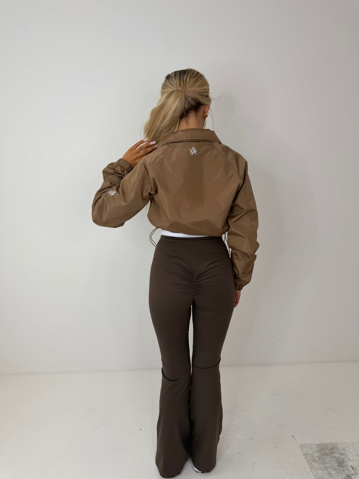 JADE quarter zip wind breaker with cuffed sleeves
