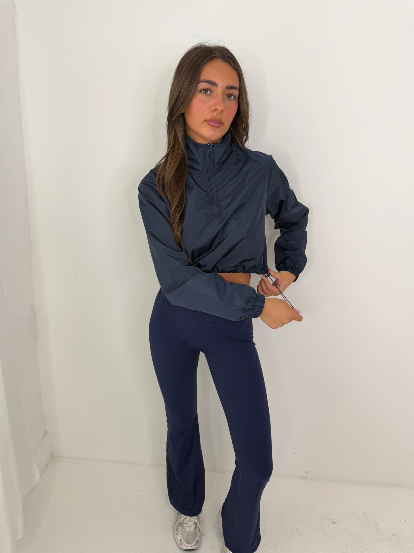JADE quarter zip wind breaker with cuffed sleeves