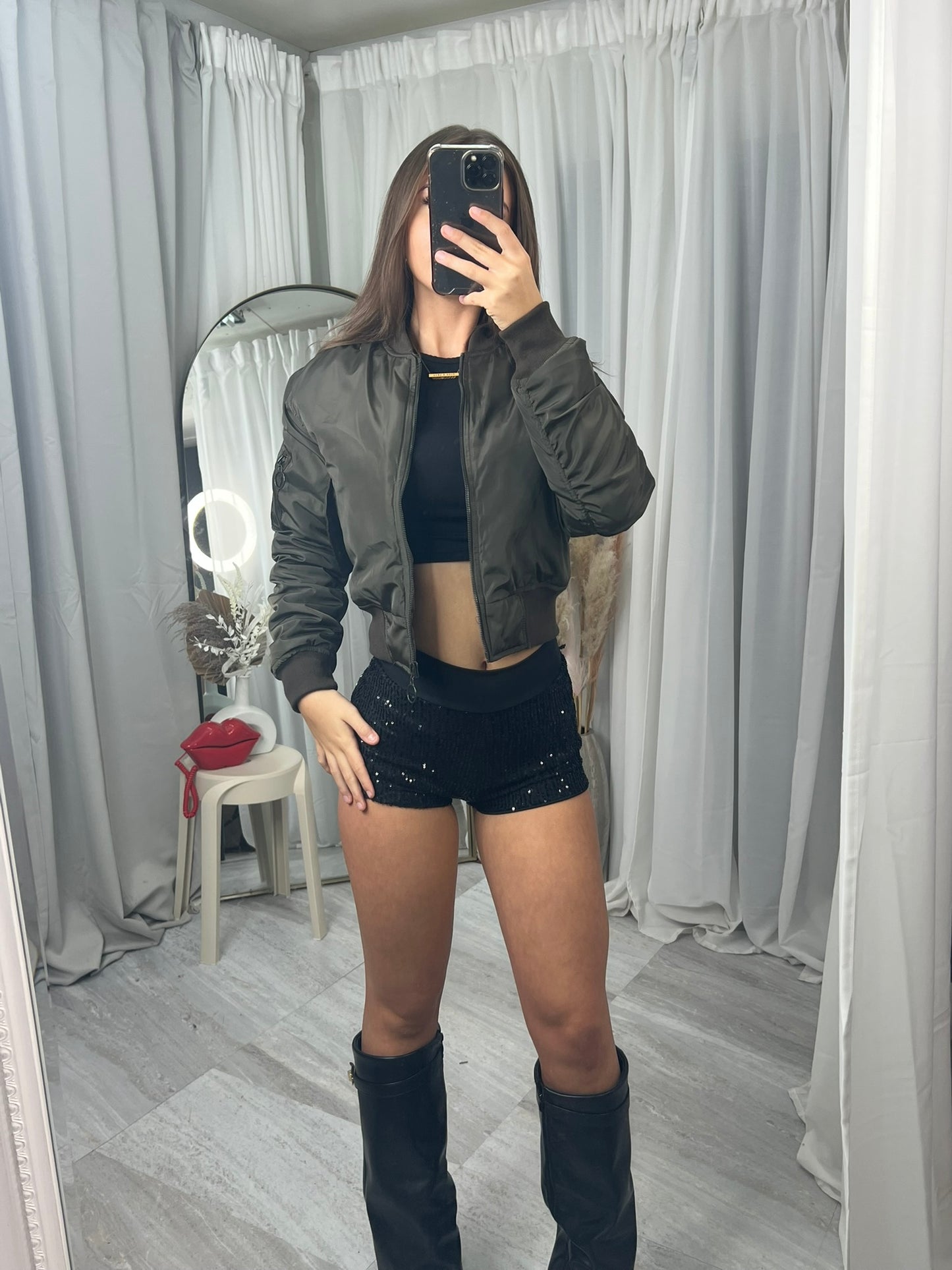 Bomber jacket full sleeve