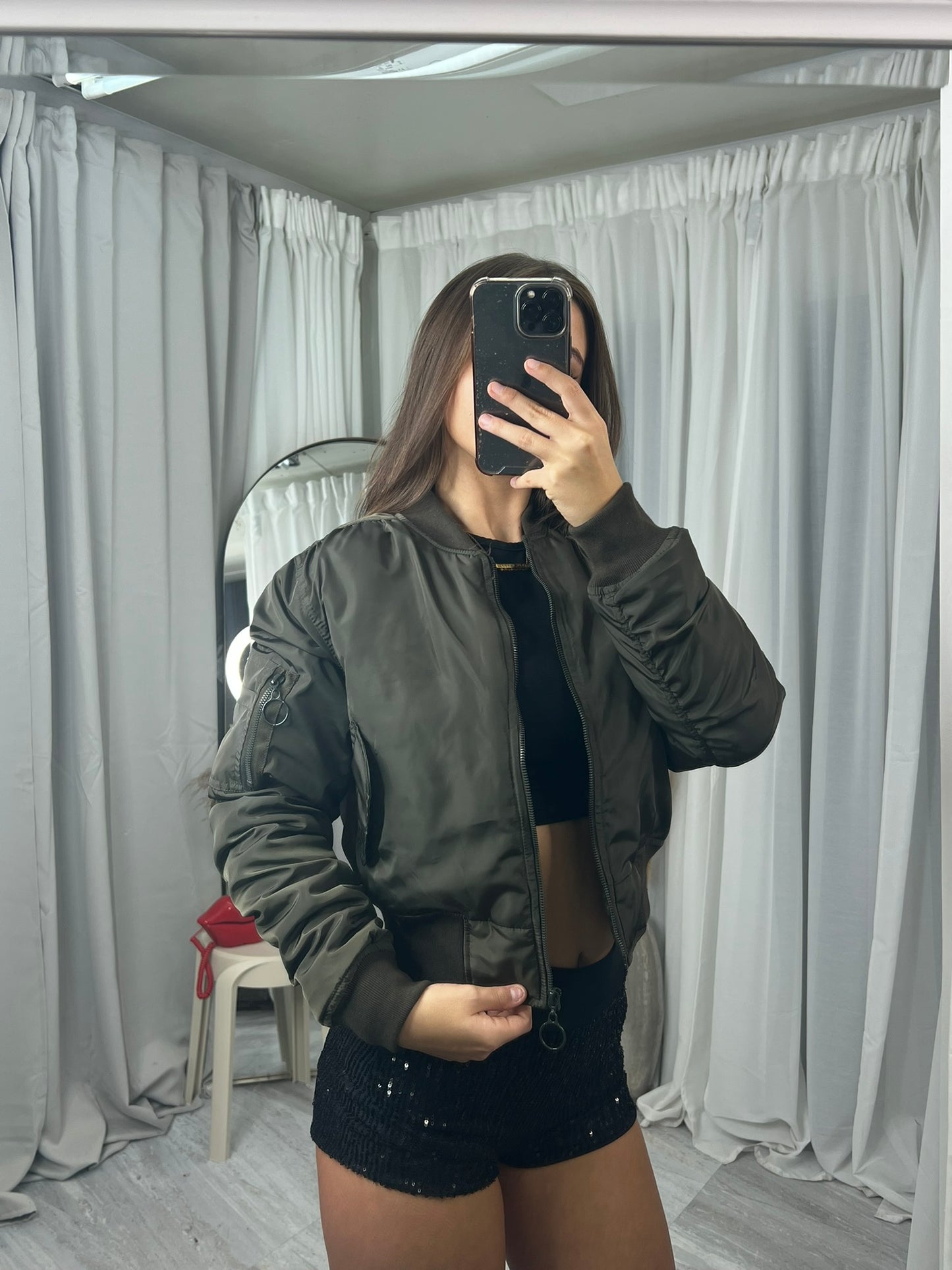 Bomber jacket full sleeve