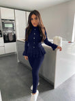 Elish lounge wear tracksuit sets